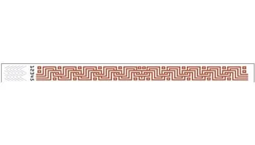 3/4" Tyvek® Wristbands - Pipes