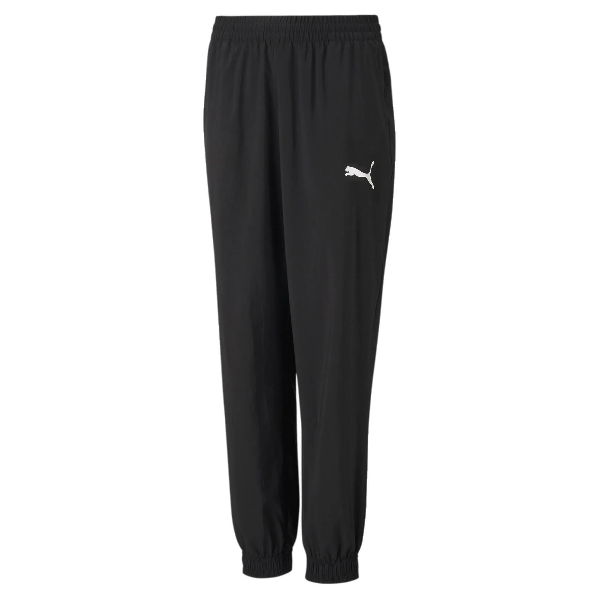 Active Woven Youth PUMA Sweatpants, black
