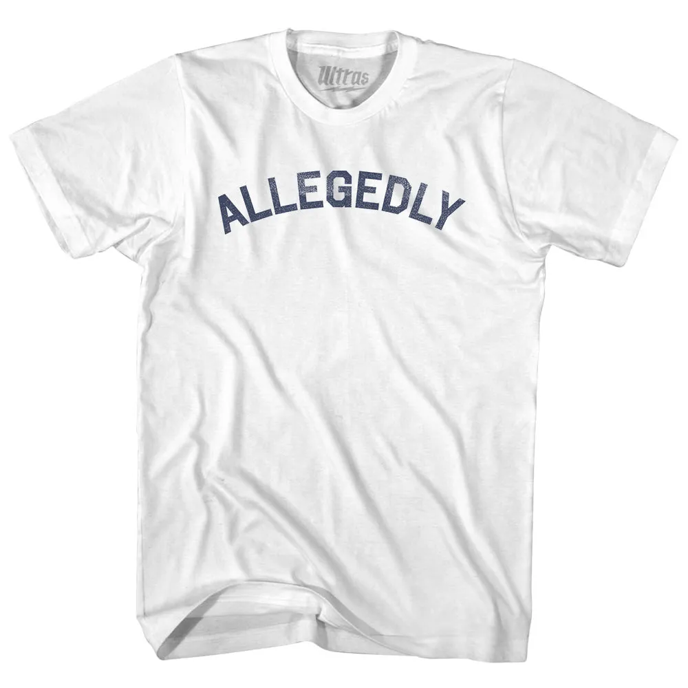 Allegedly Womens Cotton Junior Cut T-Shirt