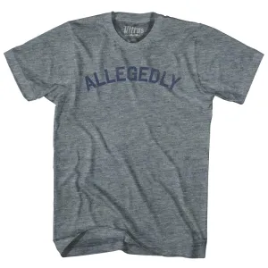 Allegedly Womens Tri-Blend Junior Cut T-Shirt
