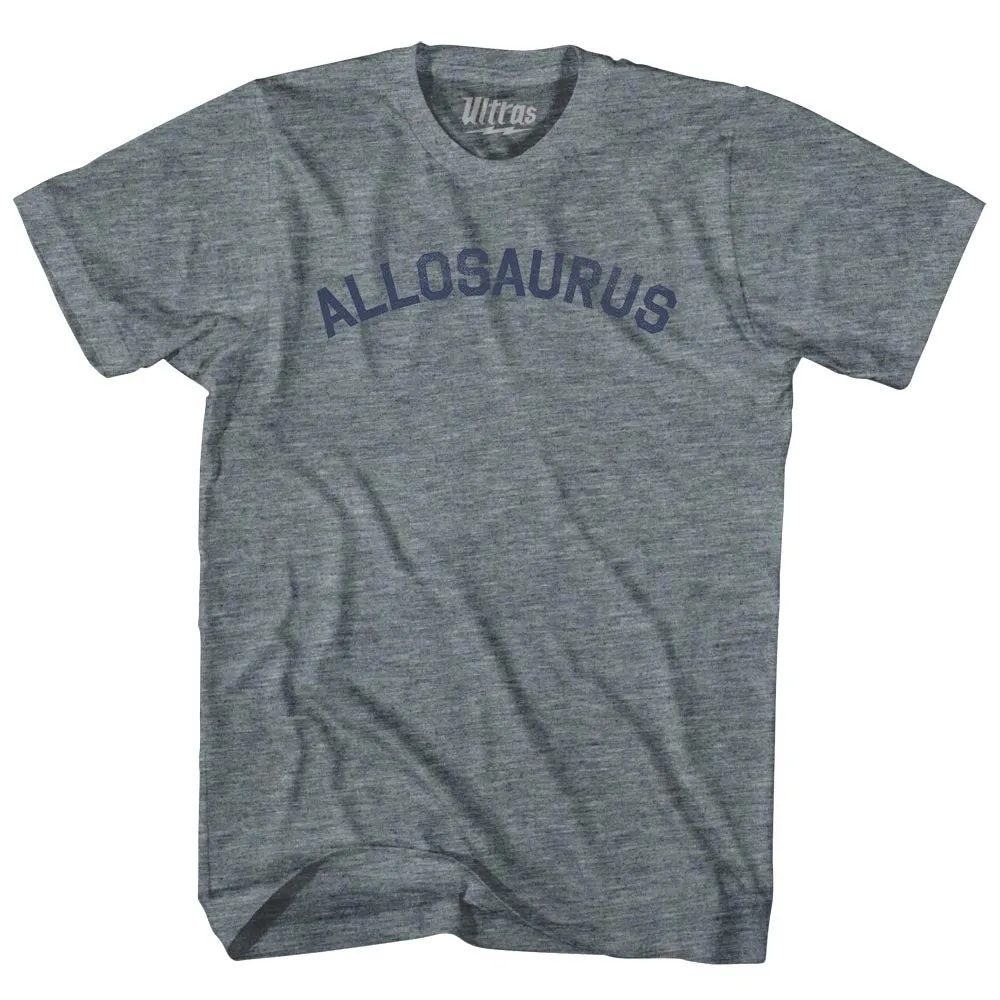 Allosaurus Womens Tri-Blend Junior Cut T-Shirt