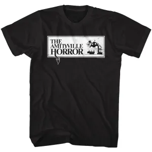 AMITYVILLE HORROR LOGO T SHIRT