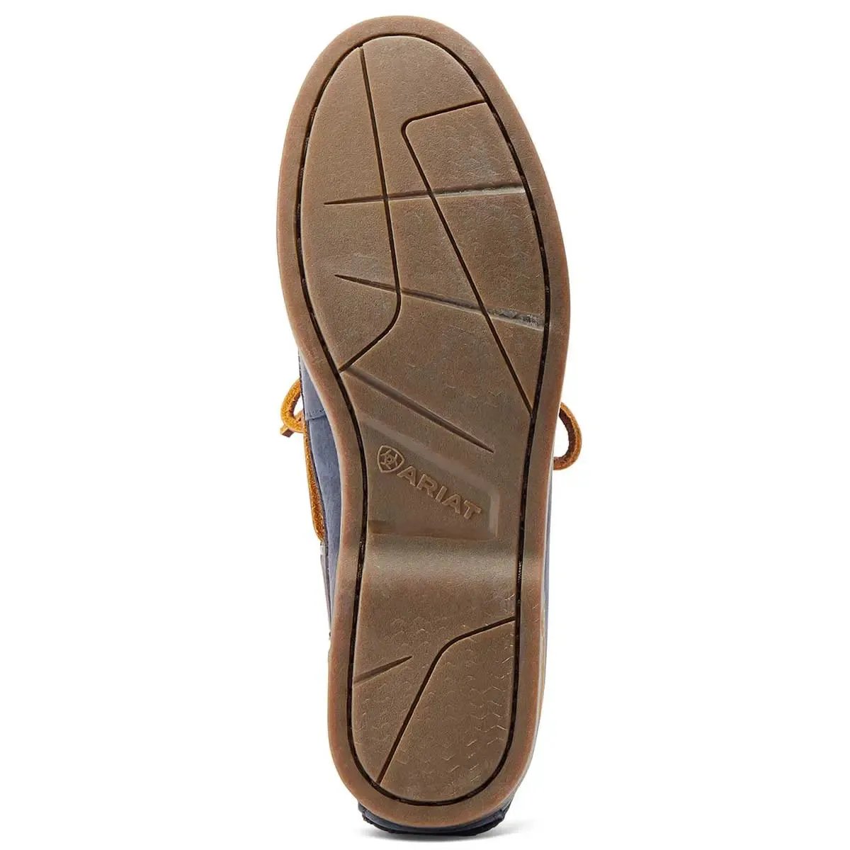 ARIAT Antigua Deck Shoes - Womens - Navy & Chocolate