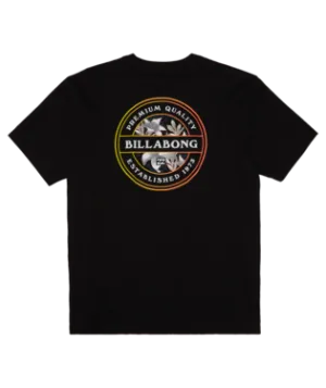 Billabong Mens Black Rotors SS Tshirt