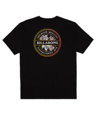 Billabong Mens Black Rotors SS Tshirt