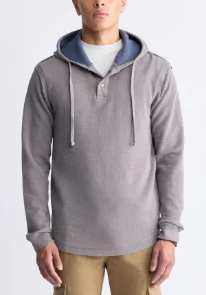 Buffalo Mens December Sky Kafom Hooded LS Top