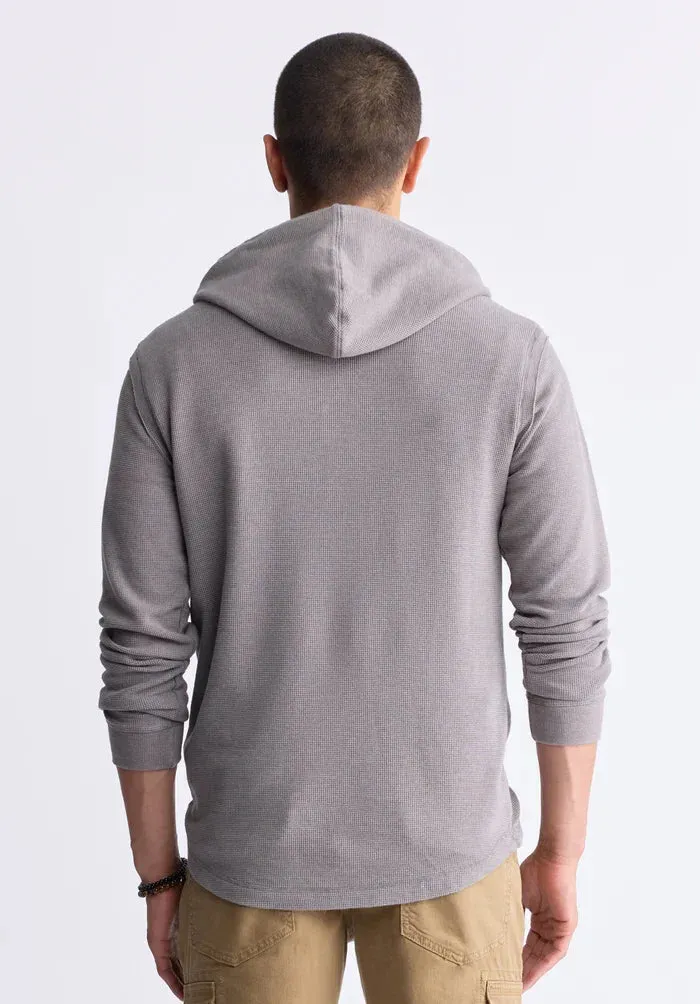 Buffalo Mens December Sky Kafom Hooded LS Top