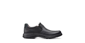 Clarks Mens Un Brawley Step Black Shoe