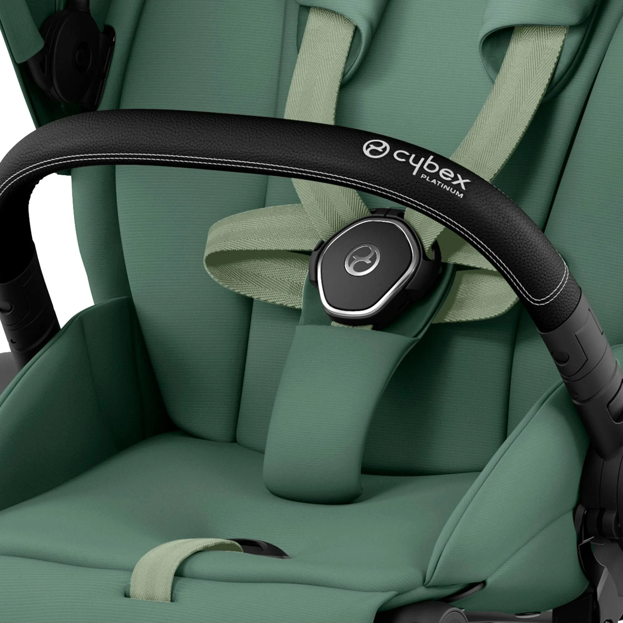 Cybex e-Priam & Lux Cot in Leaf Green