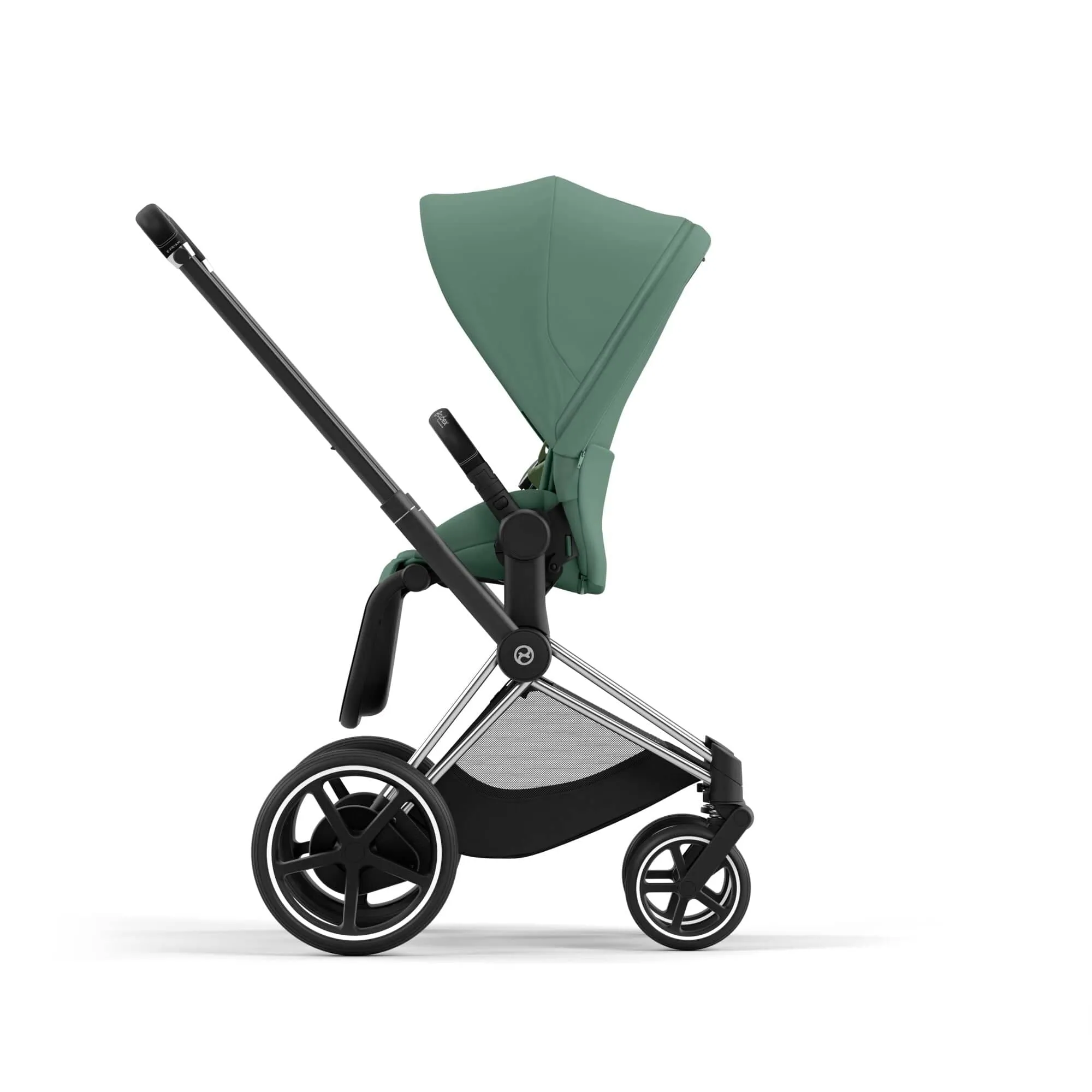Cybex e-Priam & Lux Cot in Leaf Green