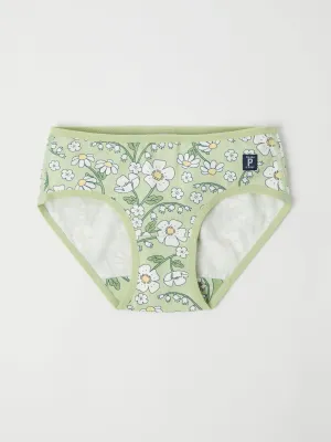 Daisy Print Girls Briefs