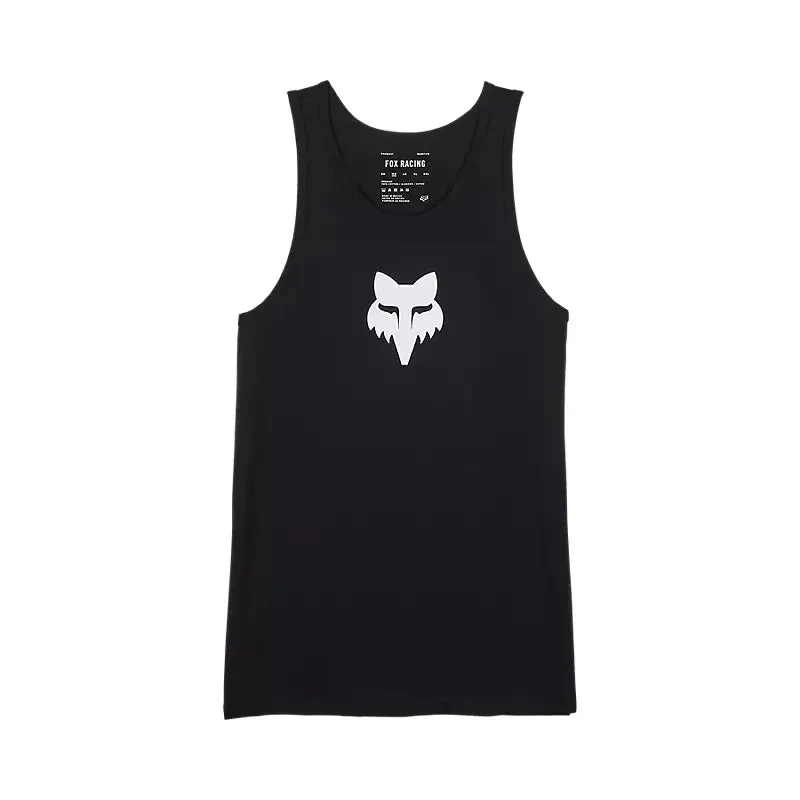 Fox Mens Black Fox Head Premium Tank