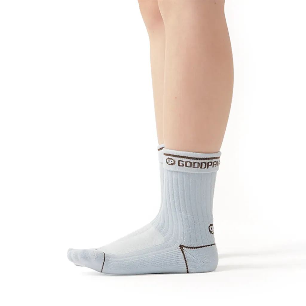 GOODPAIR SOCKS: USUL | Bluesky | 2 Way Crew Socks
