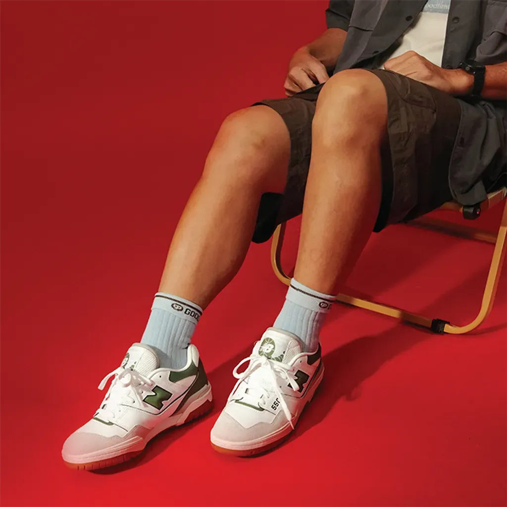 GOODPAIR SOCKS: USUL | Bluesky | 2 Way Crew Socks