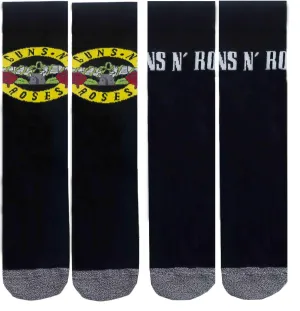 Guns N Roses 2 Pack Men's Socks