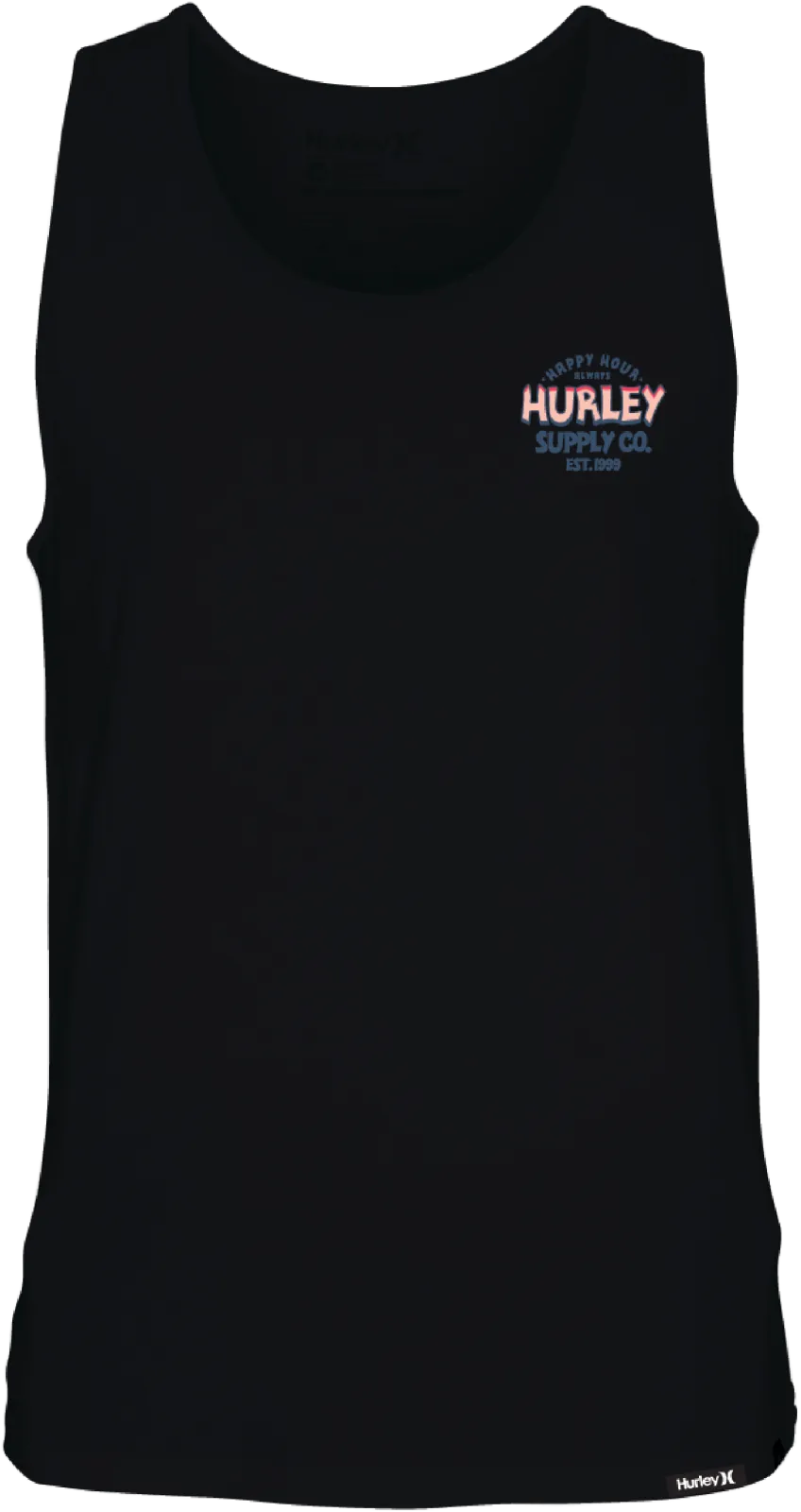 Hurley Mens Black Mai Tai Tank