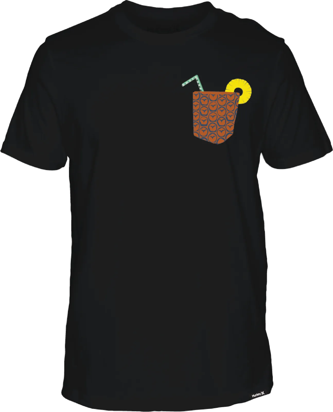 Hurley Mens Black Pina Express SS Tshirt