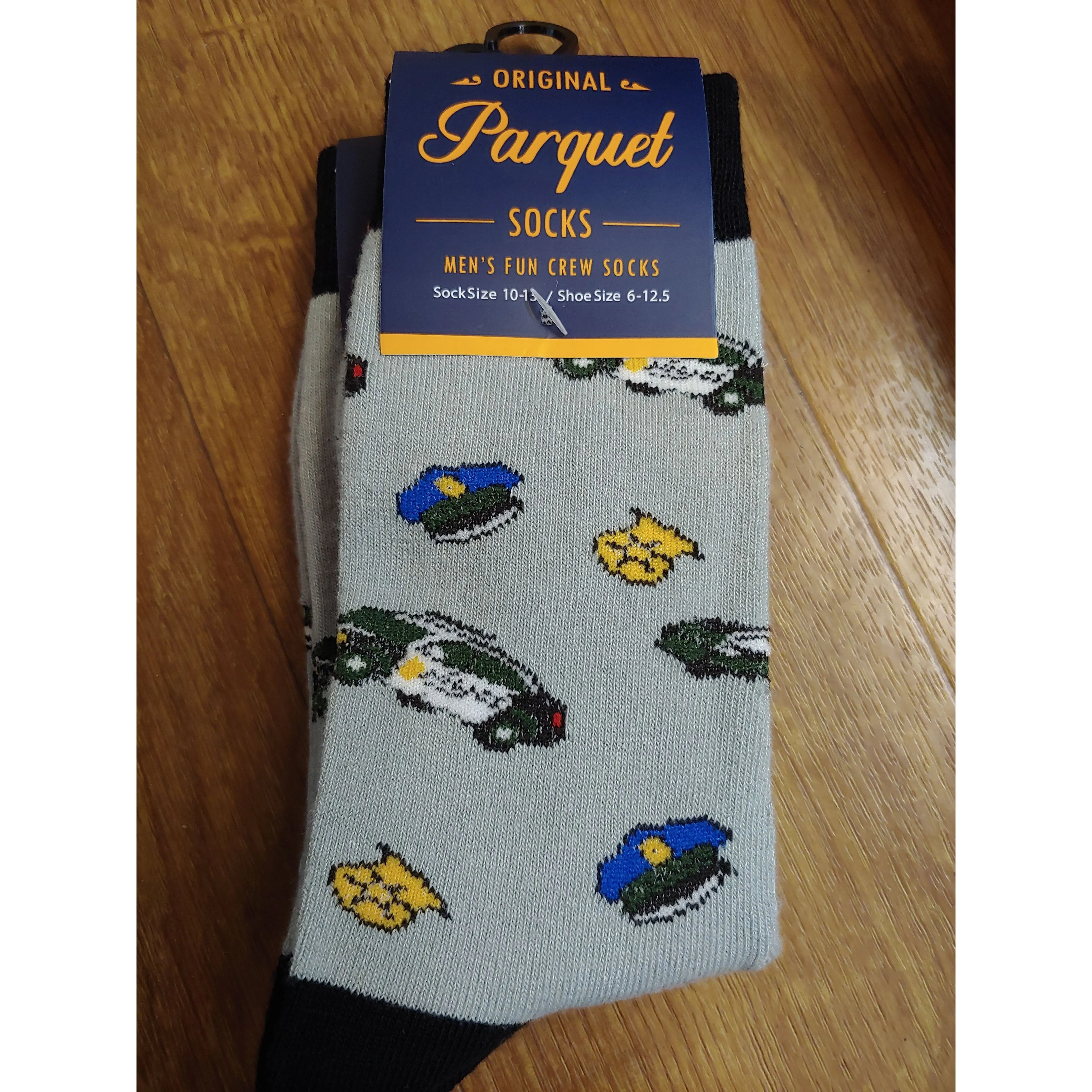 Men's Crew Socks-Pigs, Police, Camo, Dogs, CUTE!