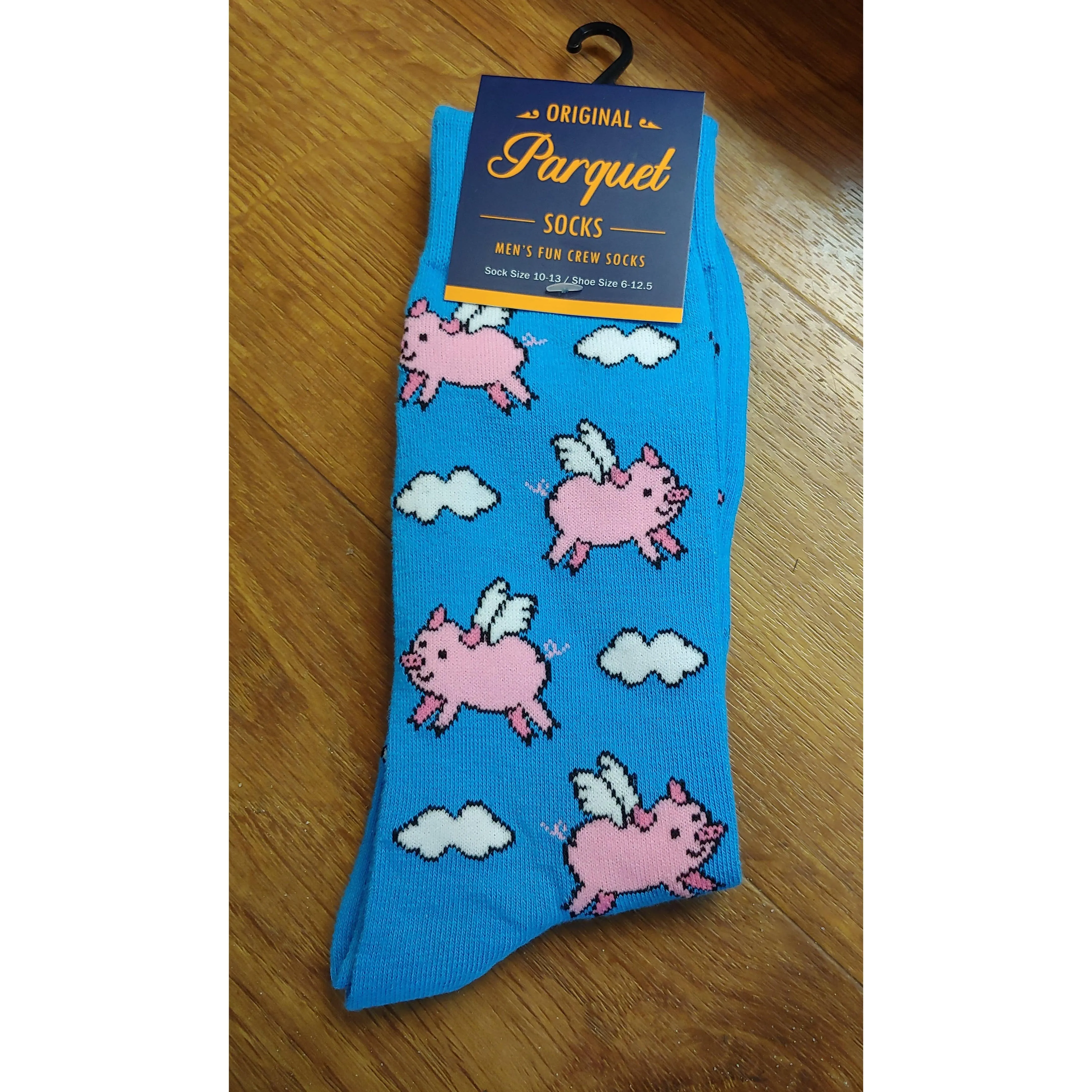 Men's Crew Socks-Pigs, Police, Camo, Dogs, CUTE!