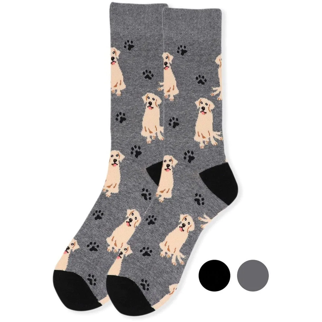 Men's Crew Socks-Pigs, Police, Camo, Dogs, CUTE!