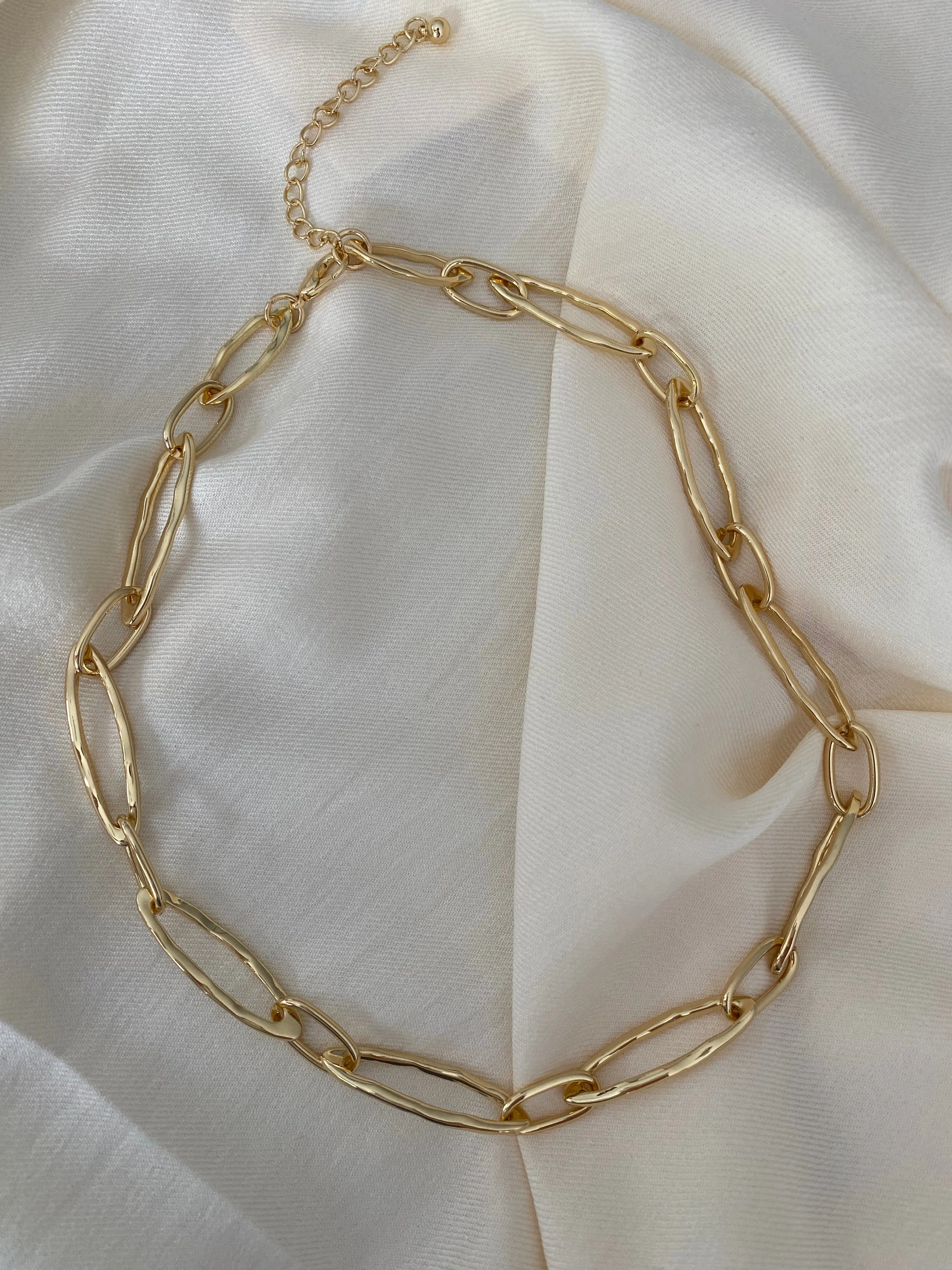 Paperclip Necklace - Gold