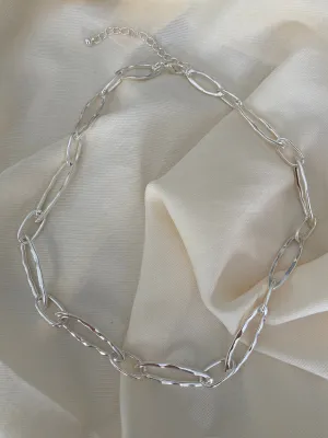 Paperclip Necklace - Silver