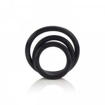 Rubber Ring 3 Ring Set (Black)