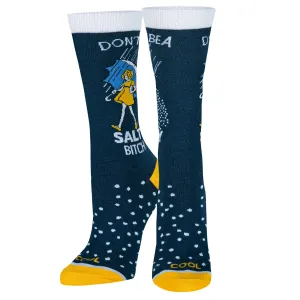 Salty Bitch - Womens Crew Folded - Cool Socks