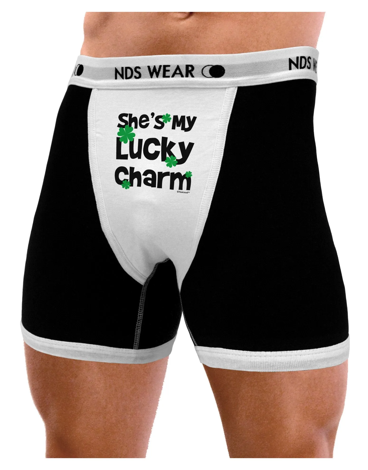 She's My Lucky Charm - Matching Couples Design Mens NDS Wear Boxer Brief Underwear