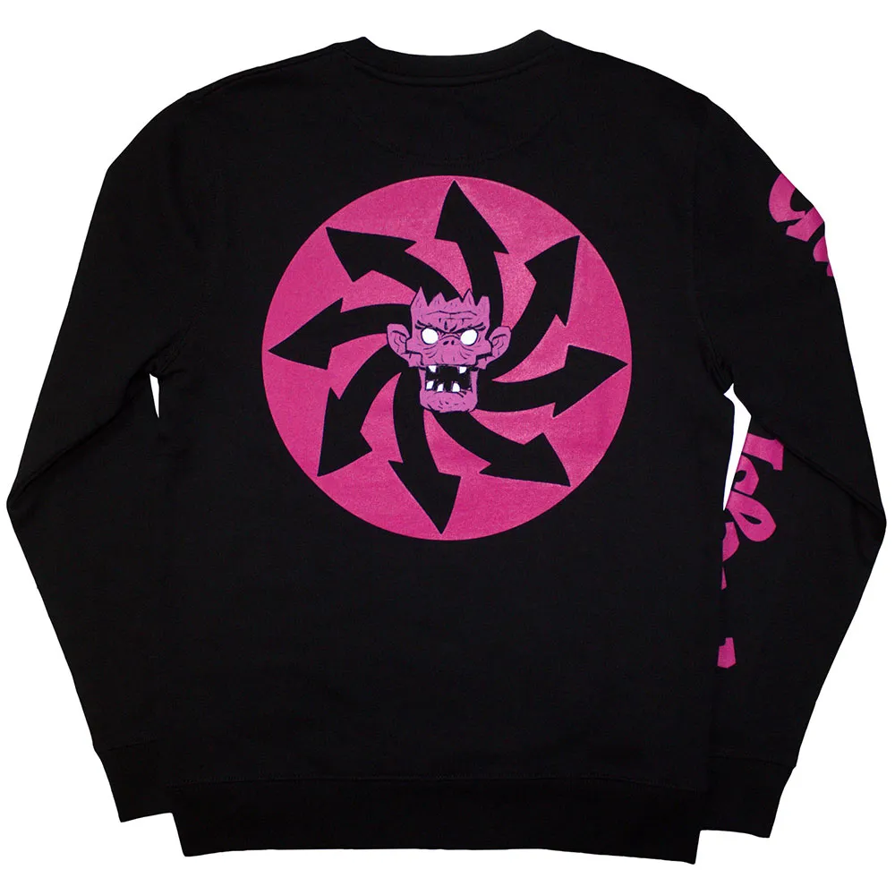 Sweatshirt - Gorillaz Craker Island Pazuzu Spiral