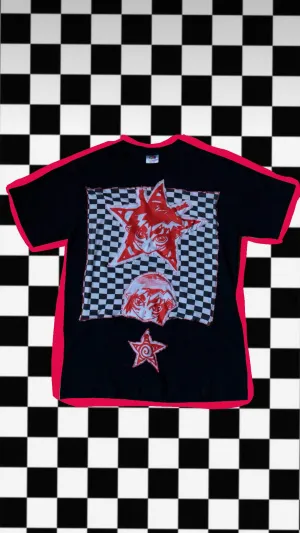 UNISEX Manga checker unisex top- M