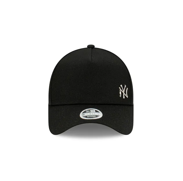 Womens 9Forty A-Frame New York Yankees Black with Silver