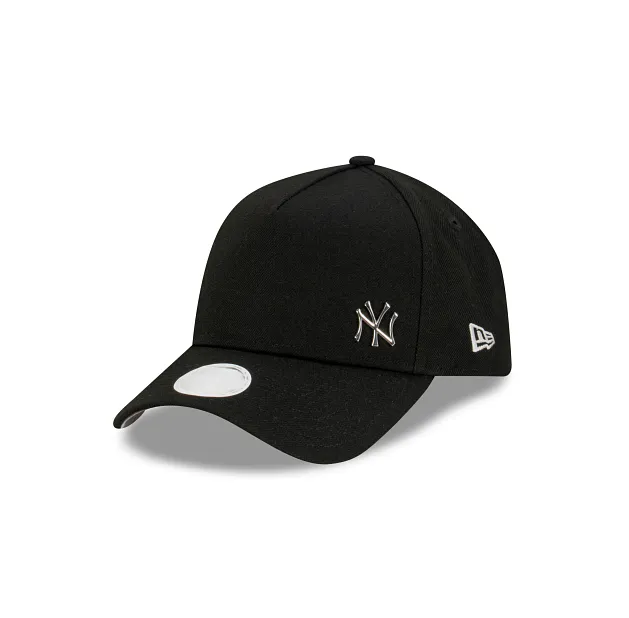 Womens 9Forty A-Frame New York Yankees Black with Silver