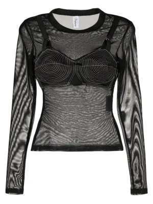 Womens Bullet Bra Top Woven