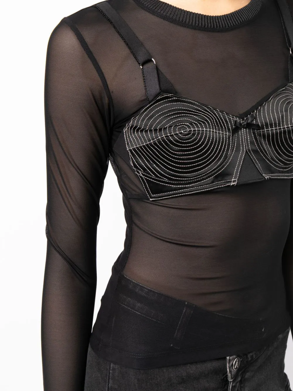 Womens Bullet Bra Top Woven