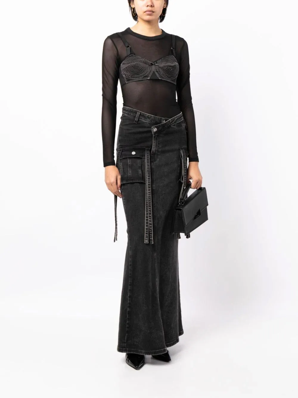 Womens Bullet Bra Top Woven